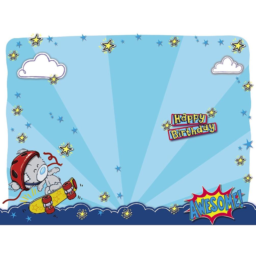 Grandson My Dinky Me to You Bear Birthday Card Extra Image 1